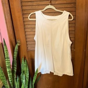 Athleta tank white XL
